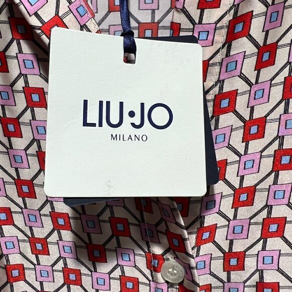 LIU JO geometric-patterned shirt dress - Picture 6 of 9